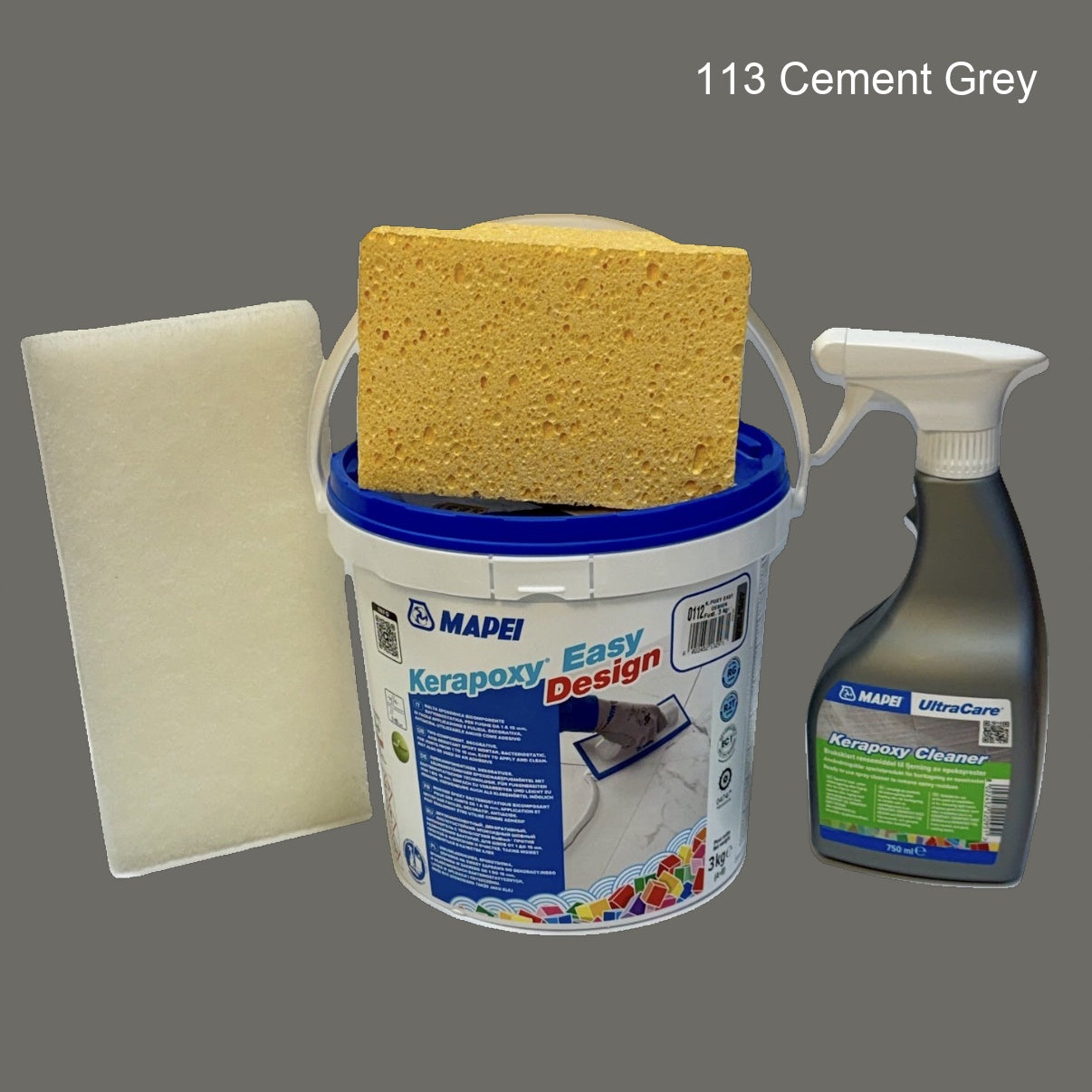 Mapei Kerapoxy Easy Design (3kg) - Aloituspakkaus (PRO Set) | Täydellinen Saumaussetti