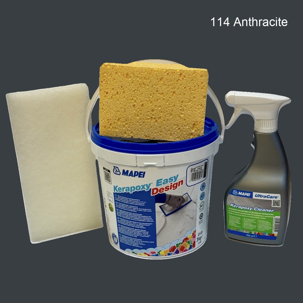 Mapei Kerapoxy Easy Design (3kg) - Aloituspakkaus (PRO Set) | Täydellinen Saumaussetti