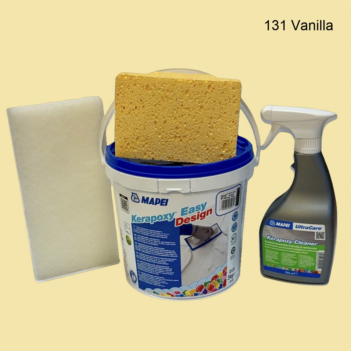 Mapei Kerapoxy Easy Design (3kg) - Aloituspakkaus (PRO Set) | Täydellinen Saumaussetti