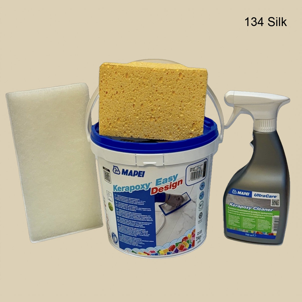 Mapei Kerapoxy Easy Design (3kg) - Aloituspakkaus (PRO Set) | Täydellinen Saumaussetti