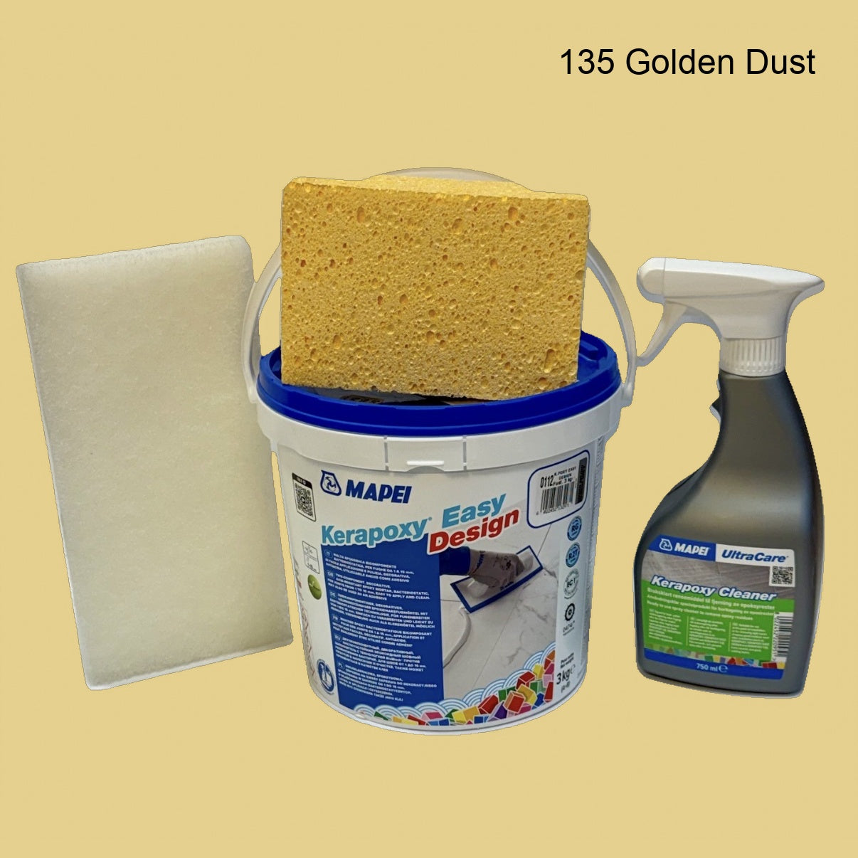 Mapei Kerapoxy Easy Design (3kg) - Aloituspakkaus (PRO Set) | Täydellinen Saumaussetti