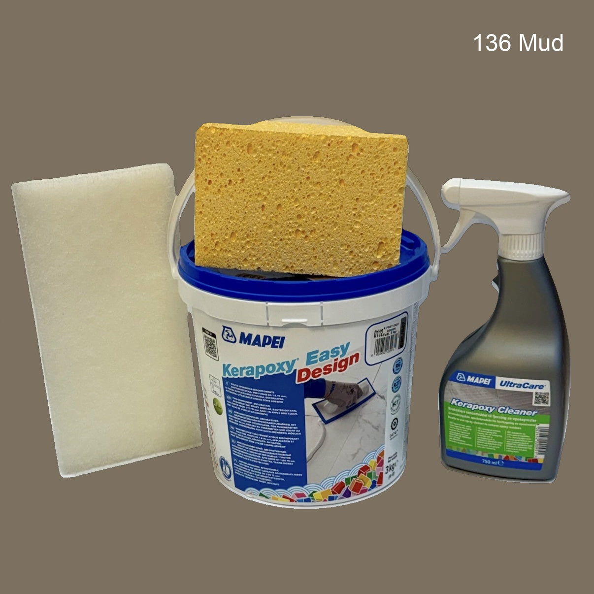 Mapei Kerapoxy Easy Design (3kg) - Aloituspakkaus (PRO Set) | Täydellinen Saumaussetti