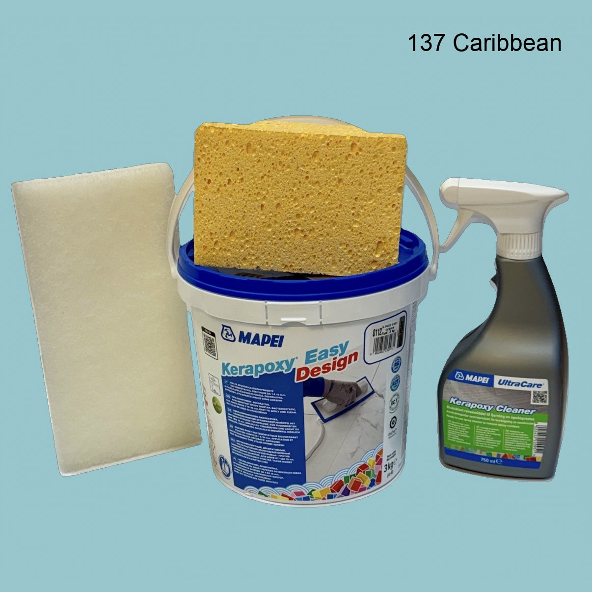 Mapei Kerapoxy Easy Design (3kg) - Aloituspakkaus (PRO Set) | Täydellinen Saumaussetti