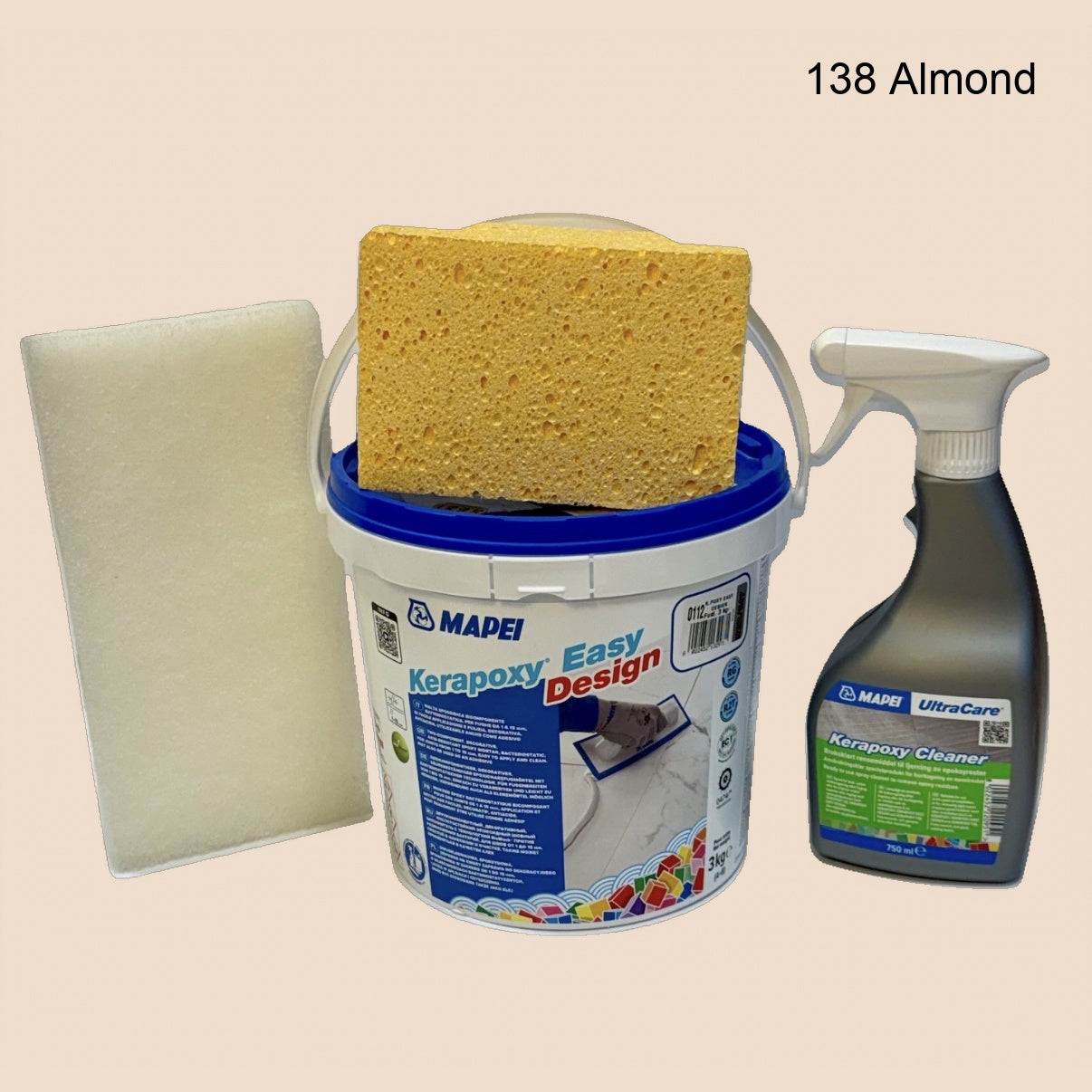 Mapei Kerapoxy Easy Design (3kg) - Aloituspakkaus (PRO Set) | Täydellinen Saumaussetti