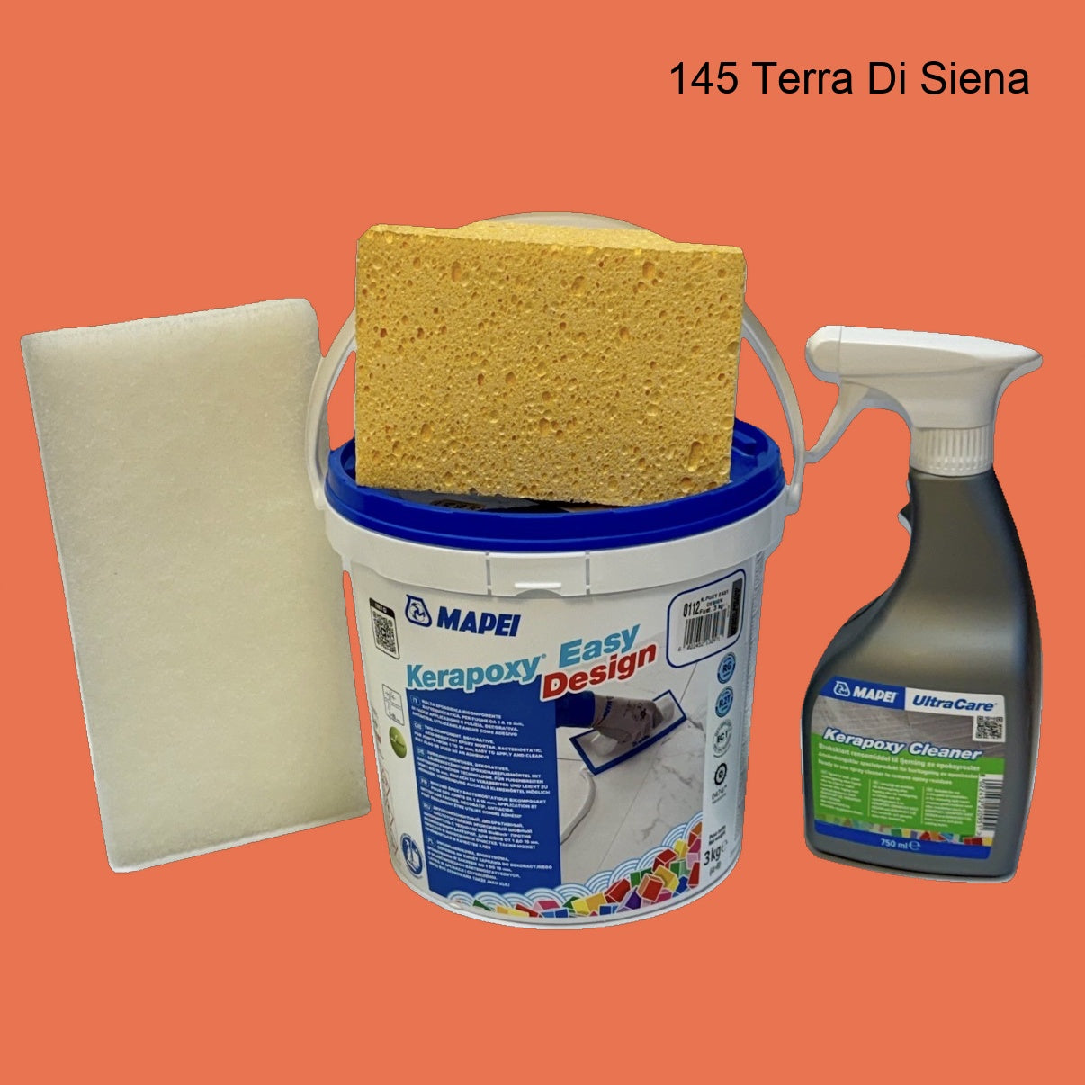 Mapei Kerapoxy Easy Design (3kg) - Aloituspakkaus (PRO Set) | Täydellinen Saumaussetti